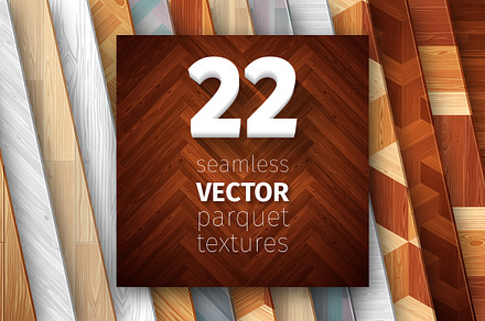 Seamless Wooden Parquet Set, a Pattern Graphic by Voysla's Shop