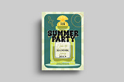 Summer Party Flyer Template, a Flyer Template by Sharifull11 (Thumbnail 2 of 3)