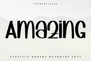 Amazing, a Sans Serif Font by InermediaSTUDIO (Thumbnail 5 of 7)
