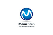 Momentun Logo, a Branding & Logo Template by The Branding Fusion (Thumbnail 1 of 4)