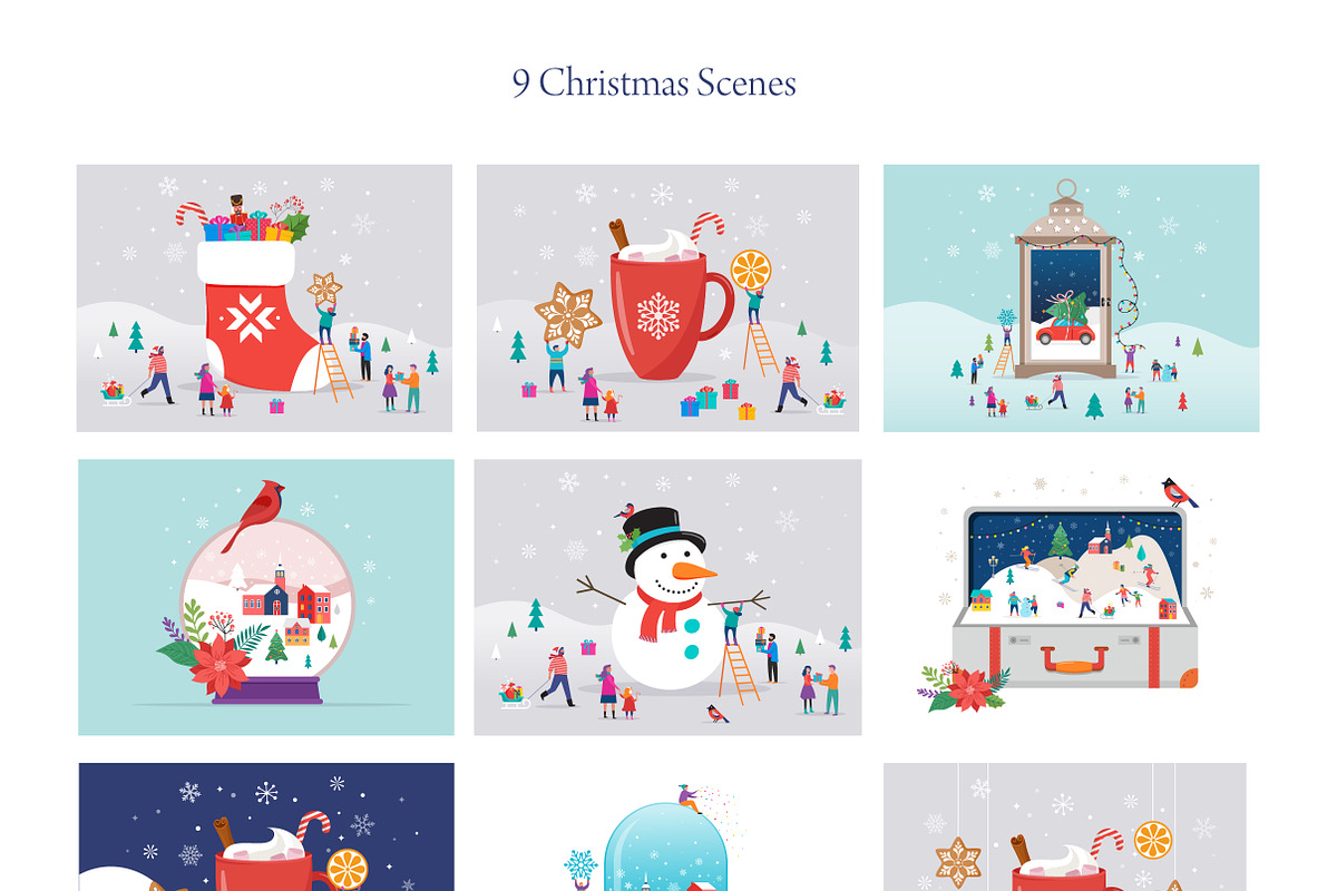 Magic Winter - Christmas scenes, a Decorative Illustration by Marish (Photo 3 of 9)