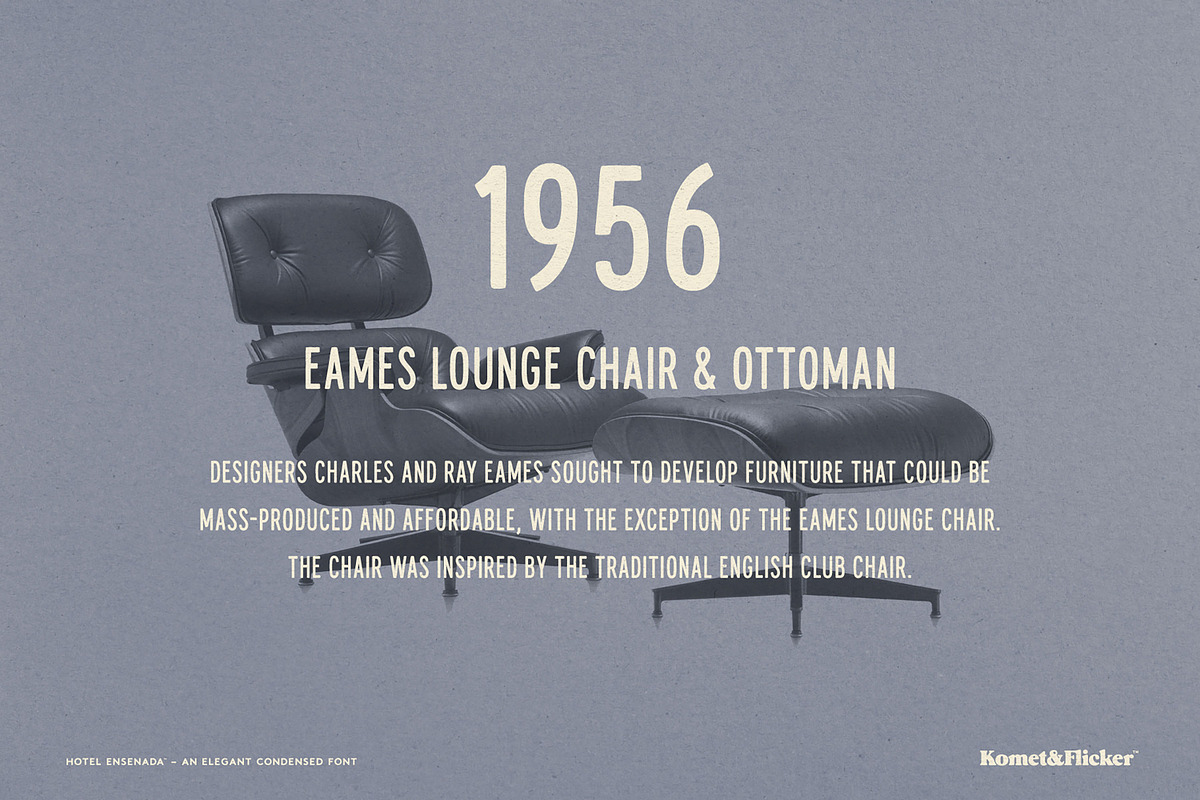 Hotel Ensenada, a Sans Serif Font by Komet & Flicker (Photo 8 of 15)