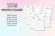2026 Monthly Planner-Canva Template, a Templates & Theme by Adalin Shop (Thumbnail 7 of 12)