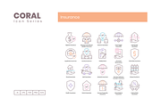 95 Insurance Icons - Coral Series, an Icon by Flat Icons (Thumbnail 4 of 9)