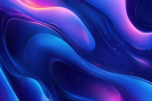 Vibrant blue abstract background, a Photo by Pavel_design