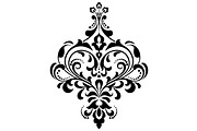Damask graphic ornament. Floral, a Decorative Illustration by RODINA (Thumbnail 1 of 3)