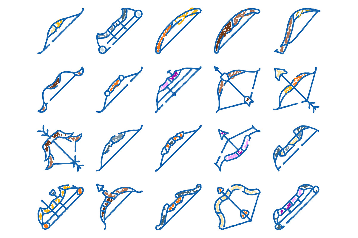 Archery bows and arrows collection, an Object Graphic by pikepicture (Photo 2 of 3)