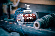 Premium »Sewing« Icons, an Icon by IconUncle (Thumbnail 1 of 4)