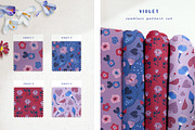 Flowering. Patterns and clipart., an Illustration by Lori Room (Thumbnail 10 of 14)