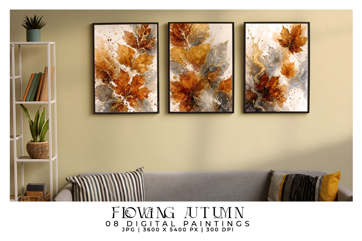 Flowing Autumn, a Seasonal Illustration by Digital Art Creations (Photo 3 of 5)