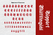 Lactoms - Modern Blackletter Font, a Blackletter Font by Dhabee (Thumbnail 10 of 15)