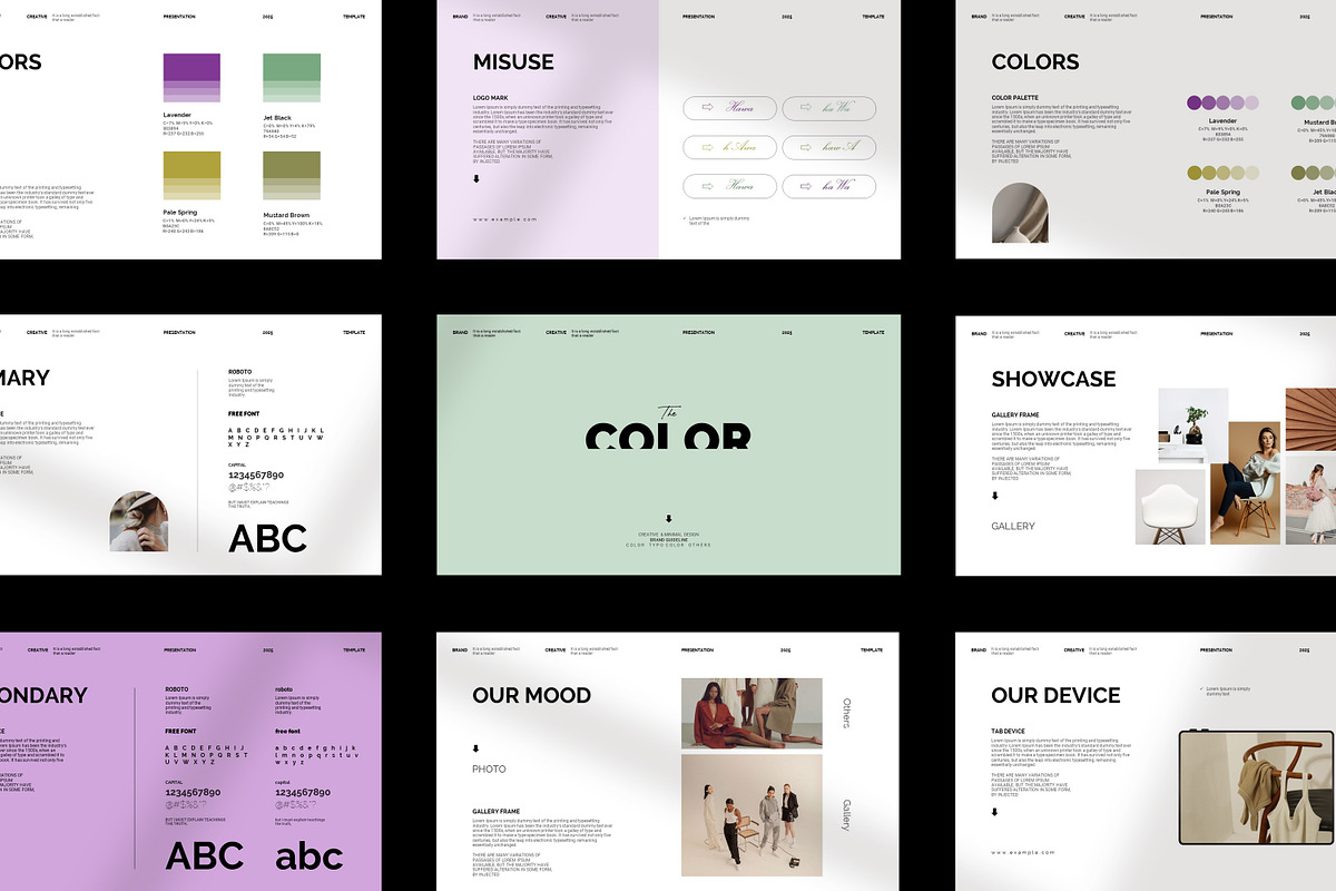 Brand Guideline Presentation, a Presentation Template by PrintIdea (Photo 4 of 9)