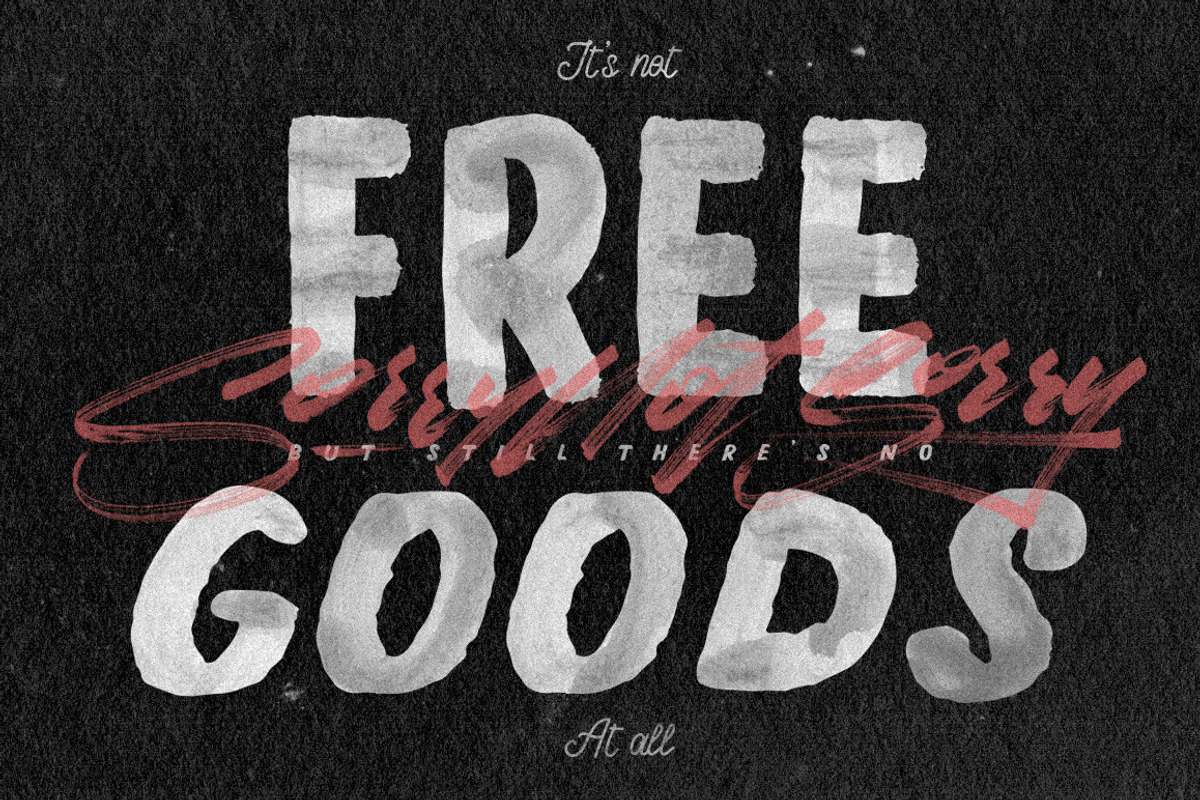 Sorry Not Sorry : 3in1 Fonts
