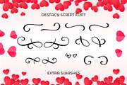 Destacy script, a Script Font by Alandya TypeFoundry (Thumbnail 7 of 8)