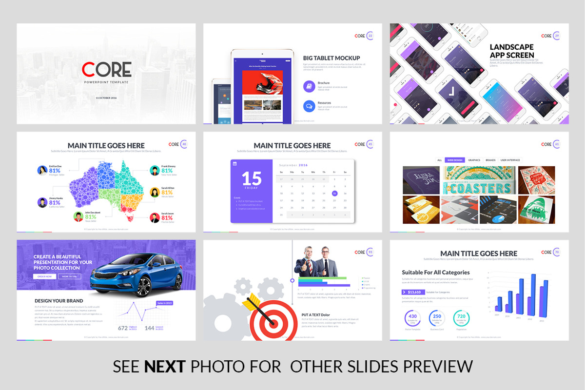 Core, Business Powerpoint Template, a Presentation Template by MeemSlide (Photo 2 of 5)