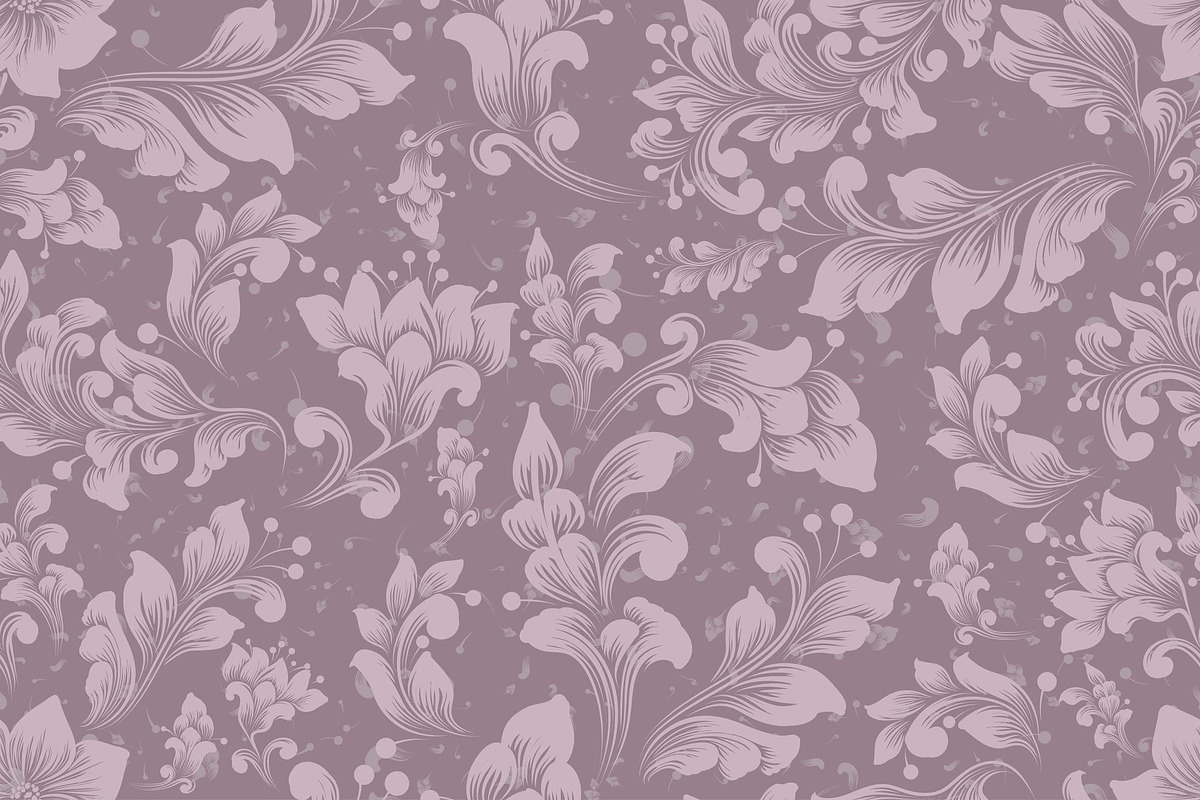 wedding floral background artwork, a Pattern Graphic by AAN Seamless Shop (Photo 4 of 4)