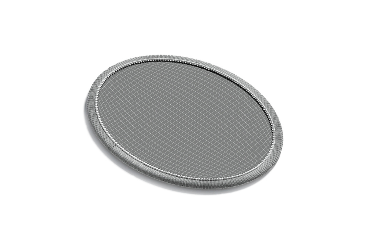 Oval Embroidered Patch 3D Model, an Object 3D Model by rebrandy (Photo 9 of 9)