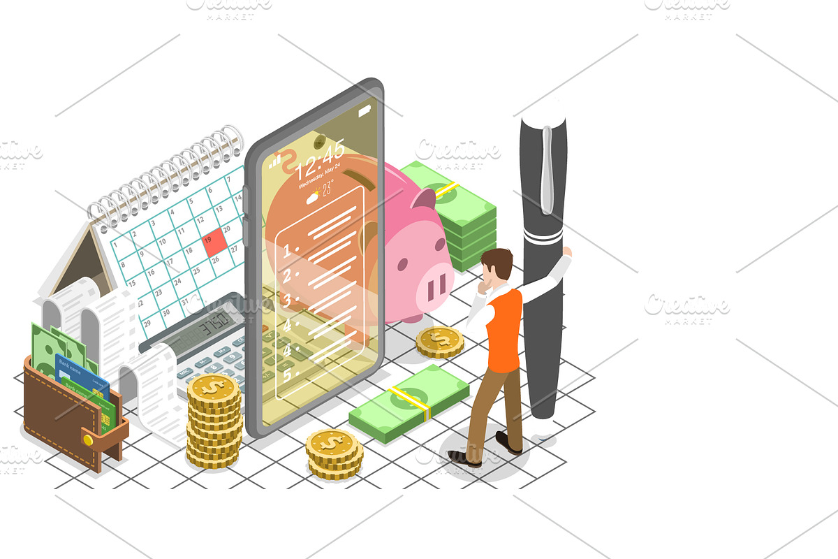 Financial Investments Set 01, a Finance Illustration by AndriiStore (Photo 7 of 11)