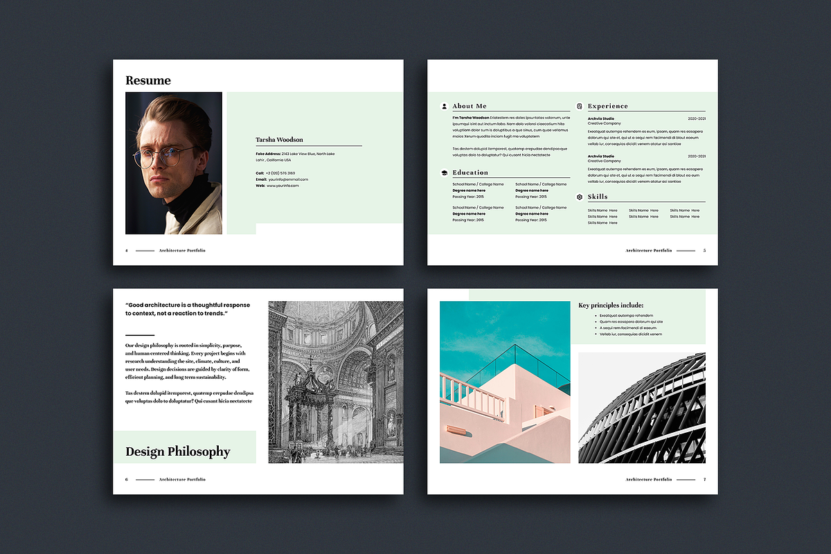 Architecture Portfolio | Canva, a Brochure Template by ArtisticLand (Photo 3 of 13)