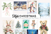 Cute Kids Christmas Prints, a Graphic by SunnyAfternoons (Thumbnail 4 of 10)