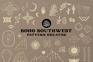 Boho Southwest Seamless Patterns