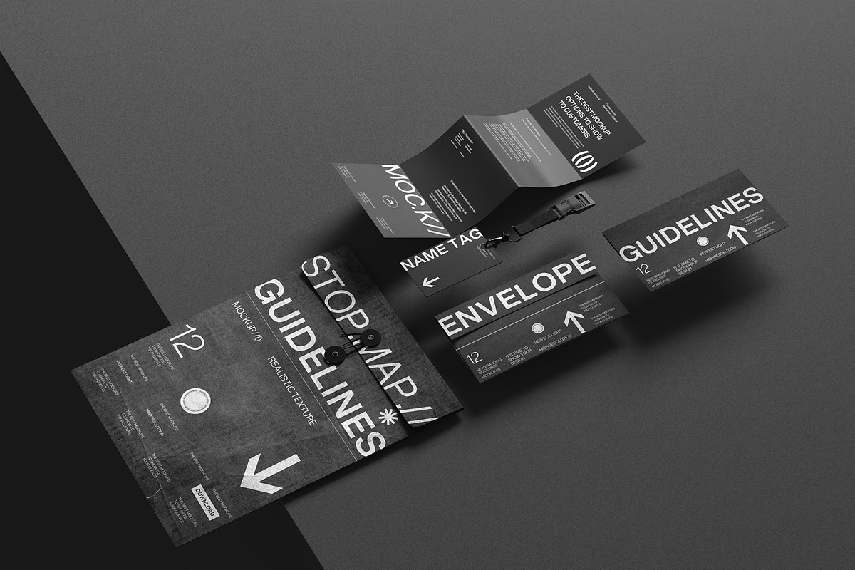 Modern Stationery Branding Mockup, an Advertising Mockup by East Gallery (Photo 6 of 15)