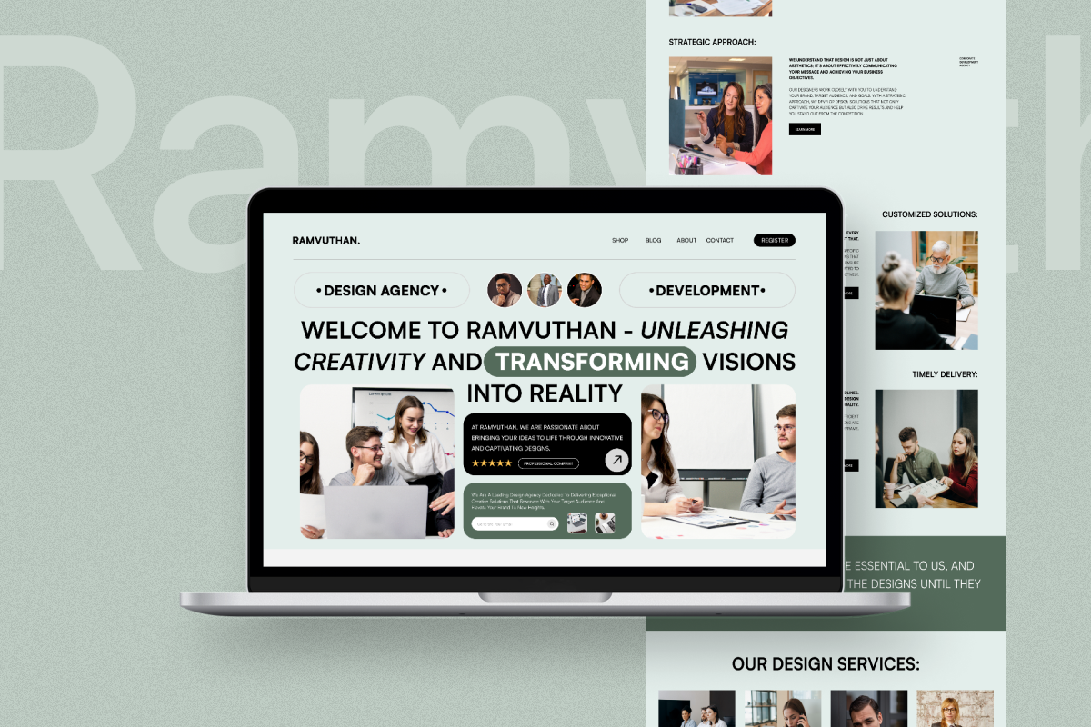 Ramvuthan Design Agency, an UI Kit Template by slidenotion (Photo 2 of 6)