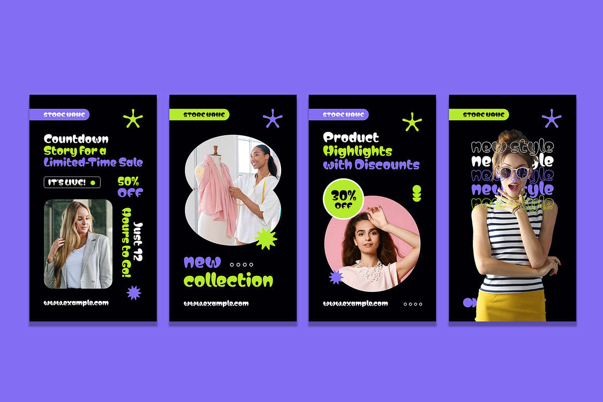 Brand Social Media Story Layout, a Social Media Template by ContestDesign (Photo 2 of 3)