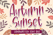 Autumn Sunset, a Sans Serif Font by Dm Studio (Thumbnail 1 of 7)