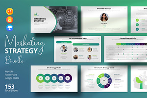 Marketing Strategy Presentation, a Presentation Template by Design Vault