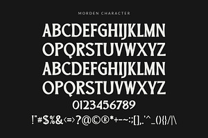 Morden Vintage Serif