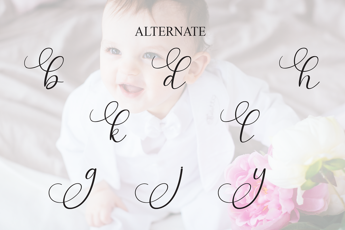 Babyday | Script Font, a Handwritten Font by Scratchones (Photo 8 of 9)