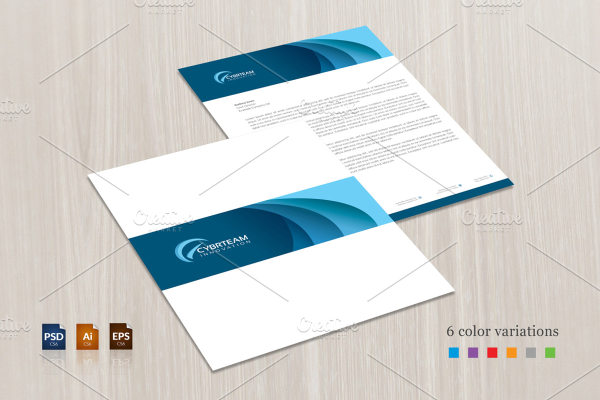 Letterhead, a Stationery Template by BettyDesign (Photo 1 of 7)
