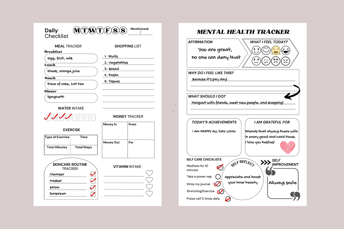 Planner / Journal Templates, a Templates & Theme by EffahArt (Photo 7 of 7)