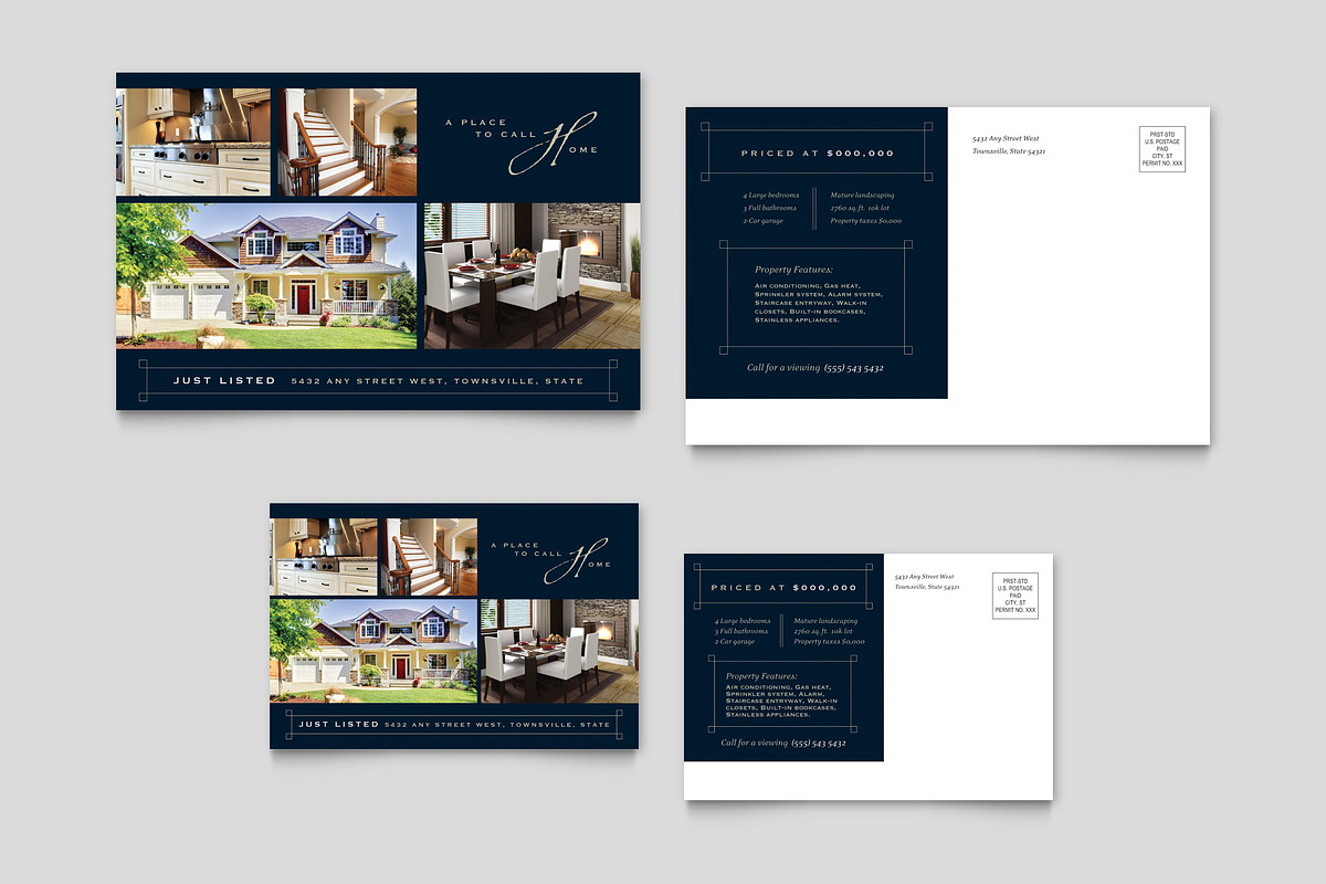 Luxury Real Estate Postcard Template, a Card Template by StockLayouts (Photo 2 of 2)