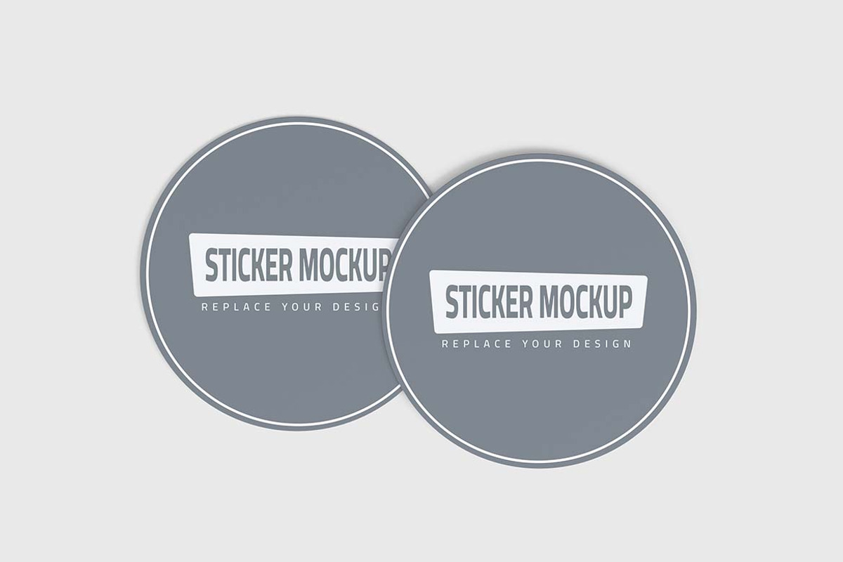 Sticker Mockup, an Advertising Mockup by tiyasprabawa (Photo 3 of 5)