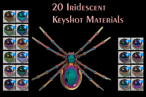 Iridescent Keyshot Materials