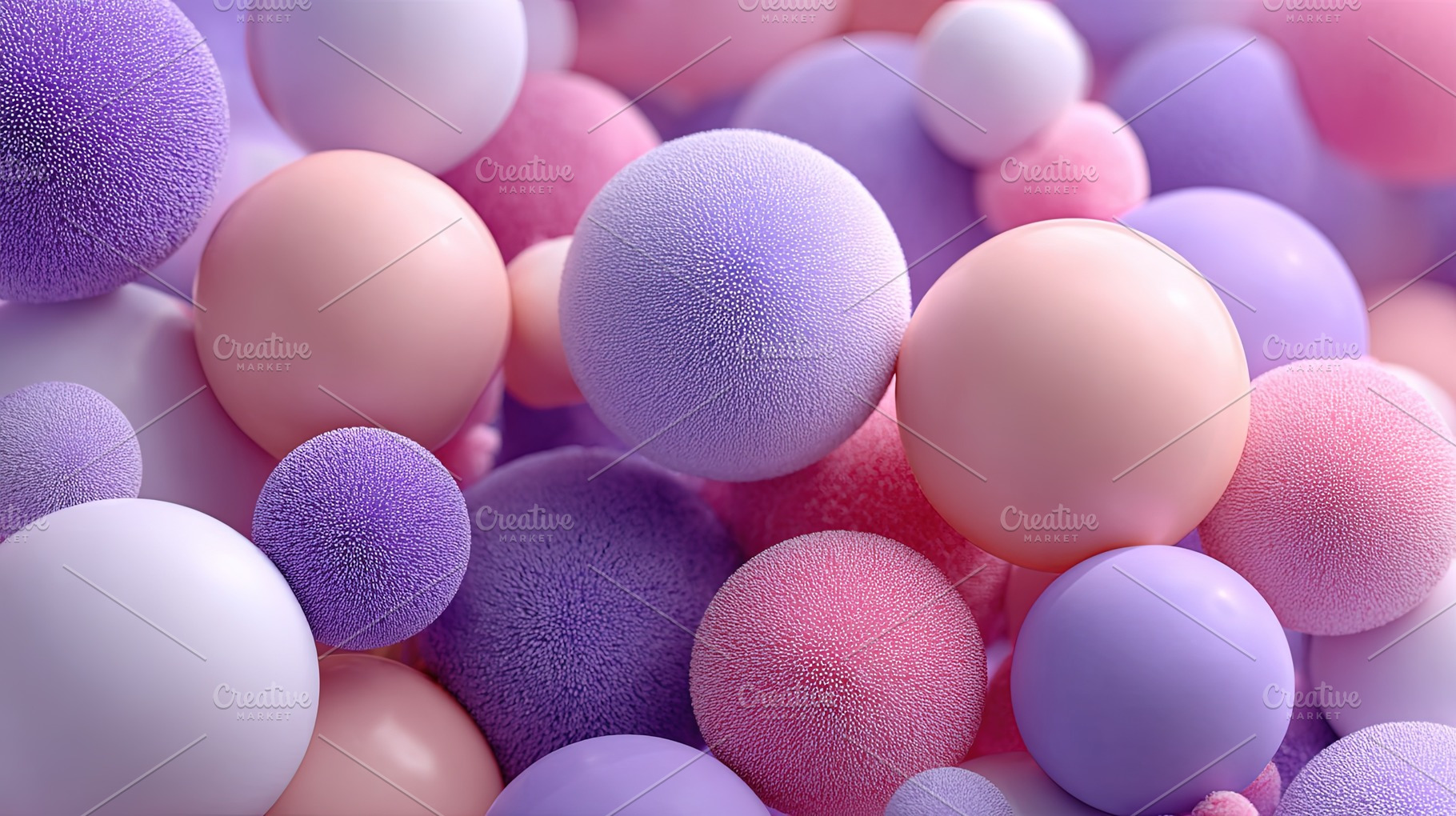 Pastel Spheres Abstract Background, a Background Photo by Ales Munt