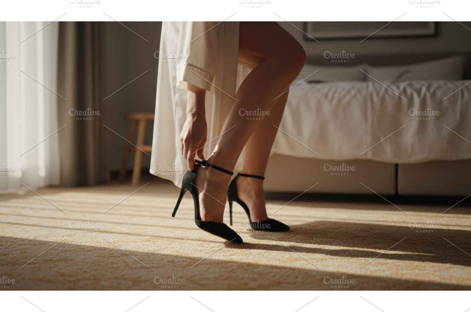 Woman in a white shirt dress, a Person Photo by Igor Tichonow