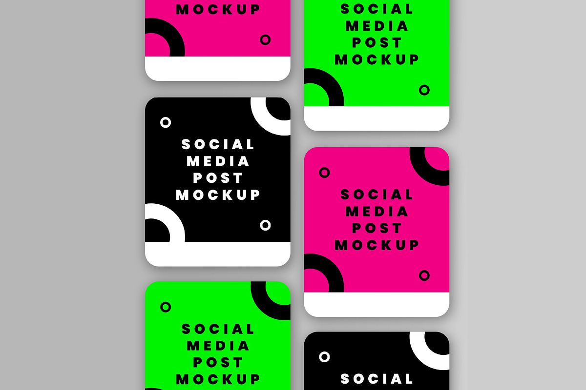 Instagram Social Media Post Mockup, a Social Media Template by studiogstock (Photo 2 of 2)