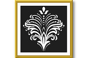 Floral Vector Abstract Pattern, a Decorative Illustration by FineArtStudio (Thumbnail 2 of 3)