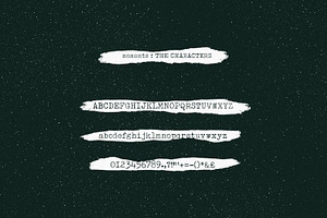 Moments Typewriter Font