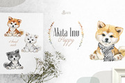 Puppy Paws 6. Watercolor Collection, an Illustration by OctopusArtis (Thumbnail 4 of 11)