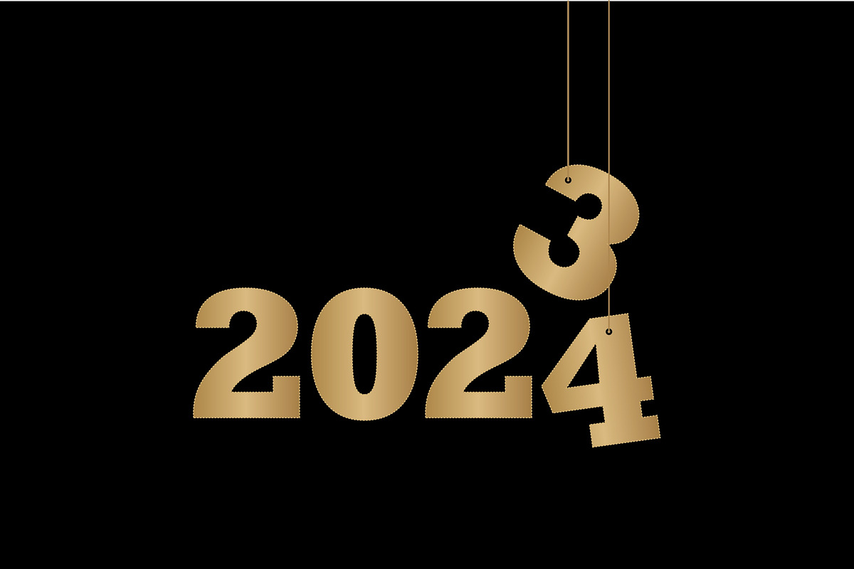 2024 Logo, 2024 New Year, a Design Template by designnprints