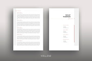 CV / Resume template for MS Word, a Resume Template by Mellene Templates (Thumbnail 2 of 3)