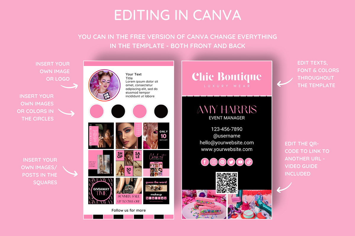 Business Card Template for Business, a Business Card Template by SunshineStudioBoutique (Photo 4 of 9)