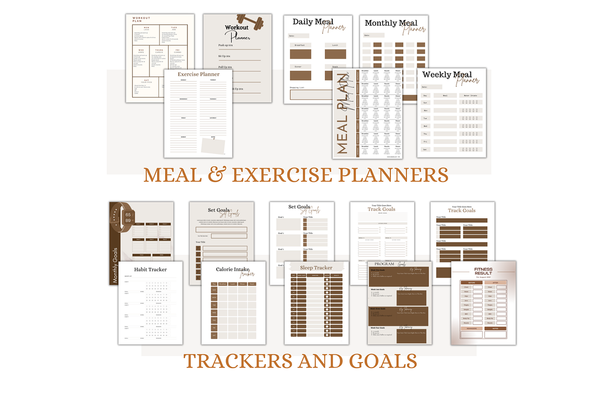 Fitness Ebook Template, a Magazine Template by Millennials Marketing (Photo 8 of 10)