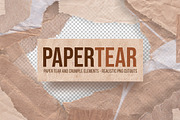 Ripped Paper Textures – Isolated PNG, an Object Graphic by BIBIART (Thumbnail 1 of 3)