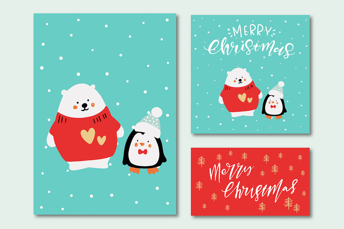 Merry Christmas Characters!, an Object Graphic by Paperly Studio (Photo 7 of 8)