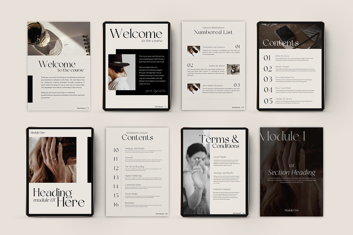 WorkBook for Coaches | CANVA preview 3